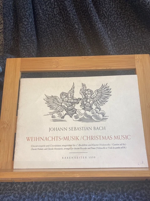 Bach Weihnachts Musik Noel partition flute a bec Basse continue Barenreiter 1559