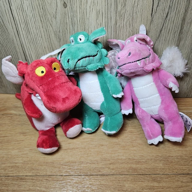 AURORA Room on The Broom Dragon Plush,Red/White AURORA Room on The Broom Dragon Plush,Red/White