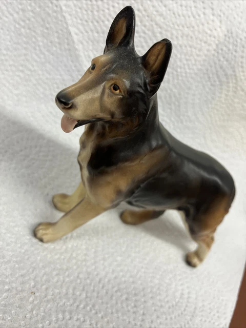Vintage China German Shepard Shepherd Figurine Japan