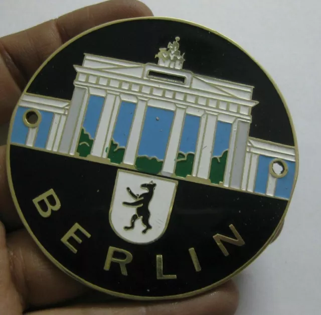 Berlin Voiture Grill Badge Emblème Logos Métal Email Badge Voiture Logos