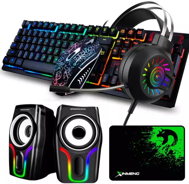 Rainbow led headset deals