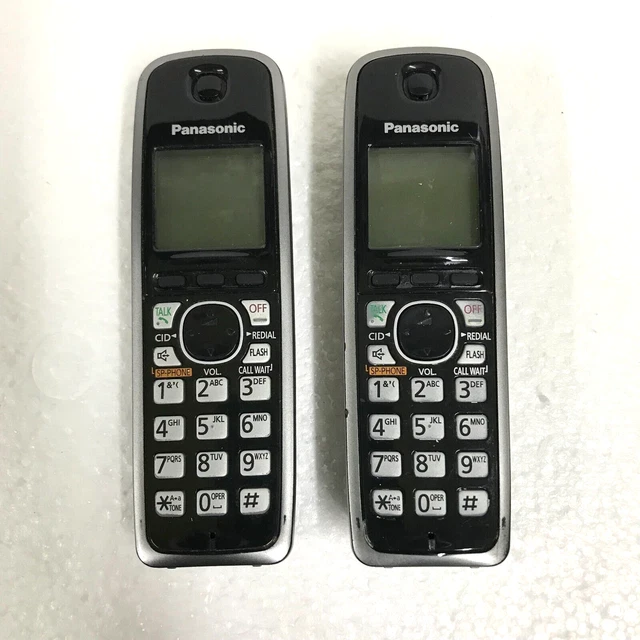 PANASONIC KX-TGA410B Cordless Expansion Handset Phone KX-TGA410 - Lot ...
