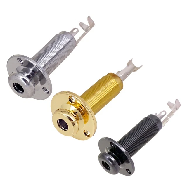 Pin Jacks en laiton acoustique et électrique pour guitare avec prise de prise 1