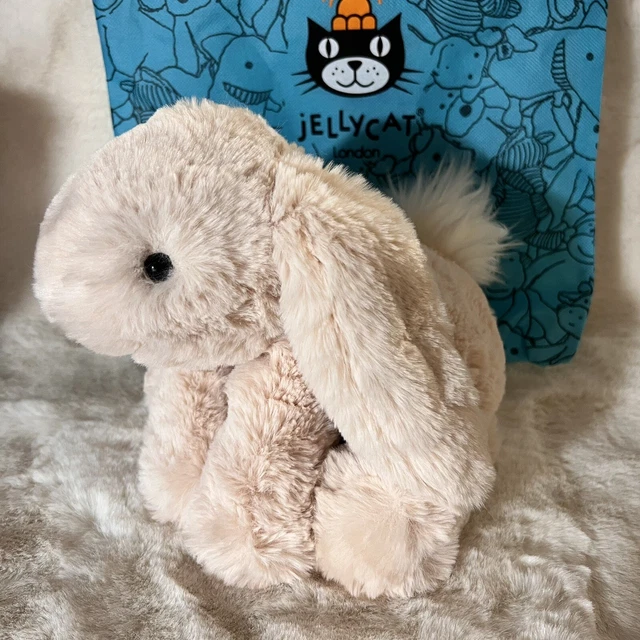 JELLYCAT BEIGE SMUDGE Rabbit Medium Brand New With Tag £70.00 PicClick UK