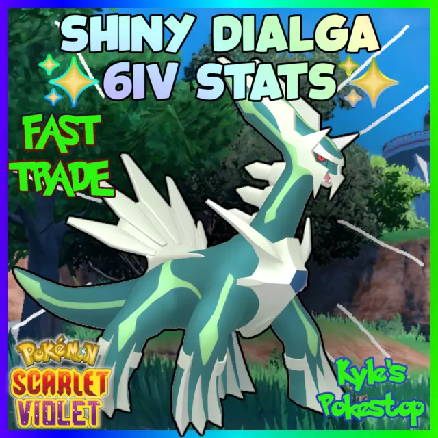 ✨ Ultra Shiny Giratina ✨ Pokemon Violet Scarlet ✨ Max Stats All Moves 6 IV