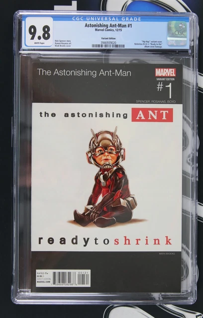 Astonishing Ant-Man #1 CGC 9.8 WP (2015) Hip Hop Variant Cover (Marvel)