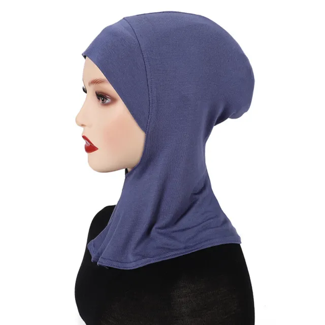 Muslim Wear Directly Instant Hijab Women Plain Color Soft Wrap Hair Turban Scarf