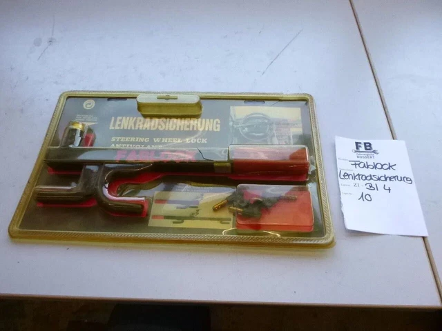 Diebstahlsicherung Lenkradsicherung Lenkradkralle Lenkrad Sperre Auto FAblock