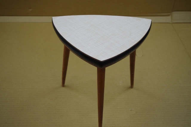 Original Mesa en Forma de Riñón 50er 60er Florero Mid Century Mesa Auxiliar 30cm