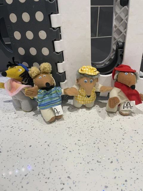 McDonalds Happy Meal Toys - The Wombles (1999) x 4