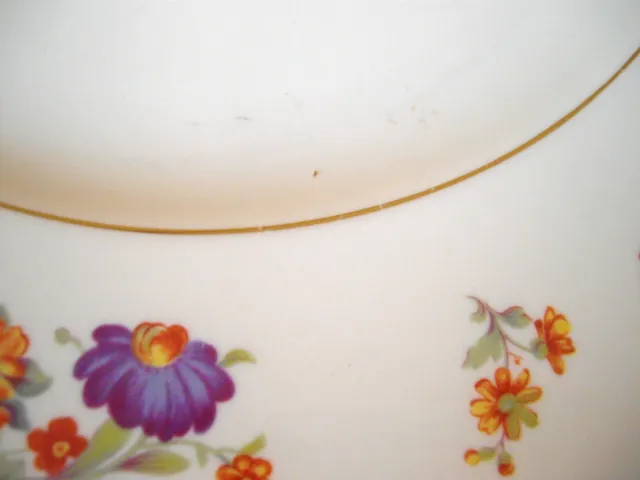 Vintage Syracuse China SHARON Old Ivory O.P.CO 10 1/4" Dinner Plate ~ 3