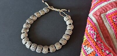 Old Tibetan Local Silver Bracelet  …beautiful accent piece