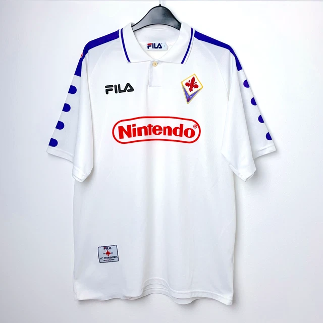 ORIGINAL FIORENTINA NINTENDO 1998-1999 Away Football Shirt Maglia