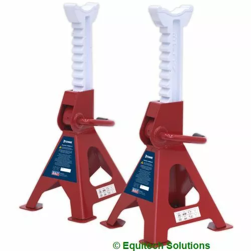 Ratchet Axle Stands 3 Tonne Capacity per Stand (6 Tonne Pair) Sealey VS2003