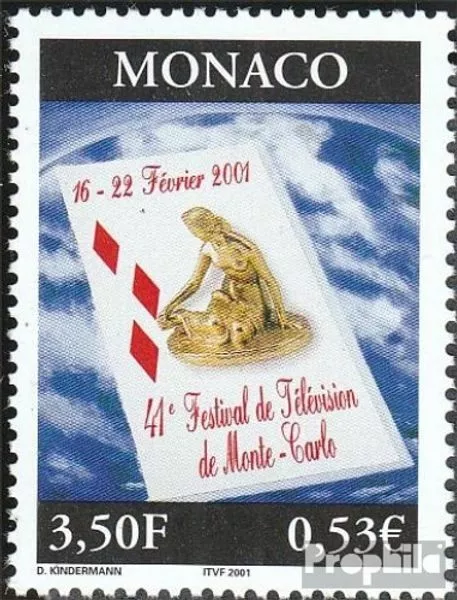 Monaco 2547 (completa Edizione) postfrisch 2001 Fernsehfestival