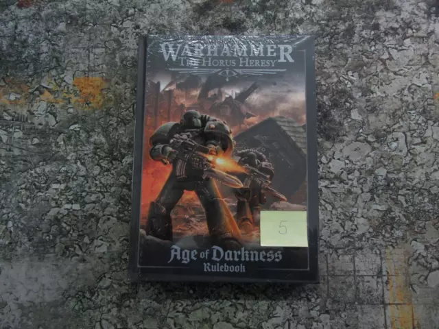 Libro de reglas Libro de reglas Warhammer Horus Herejía Era de Oscuridad espalda dura nuevo y sellado