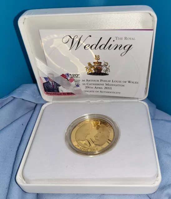 Prinzessin Kate Middleton William königliche Hochzeit Gold massiv Silber münzsicherer Stempel