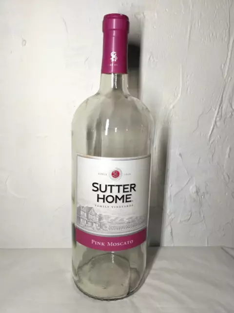 Sutter Home Family Vineyards Wine Bottle Pink Moscato California - Fast Ship!