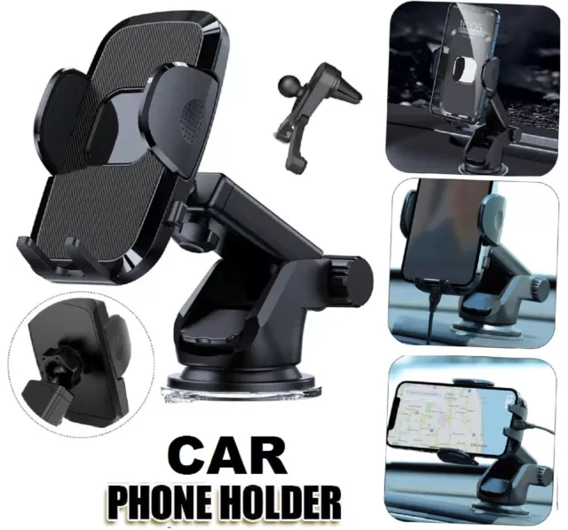 Universal 360° Windshield Mount Car Holder Cradle for GPS Mobile Smart Phone AUS