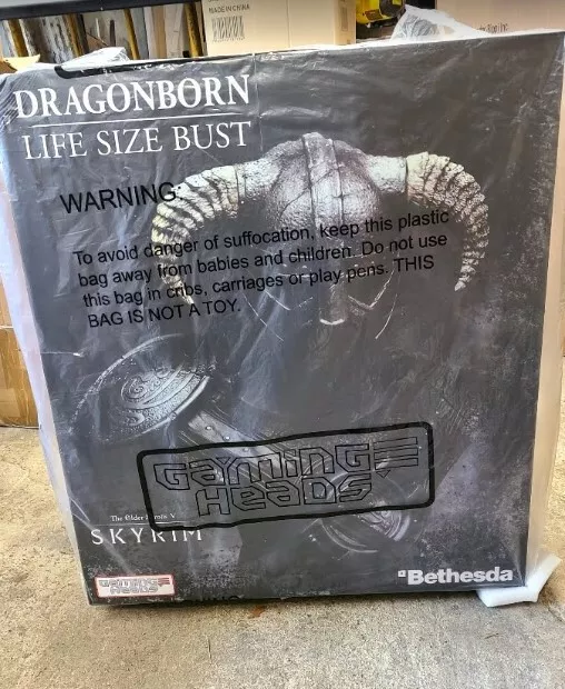 Gaming Heads The Elder Scrolls V. Skrim Dragonborn Life Sz Bust (Gop007628)