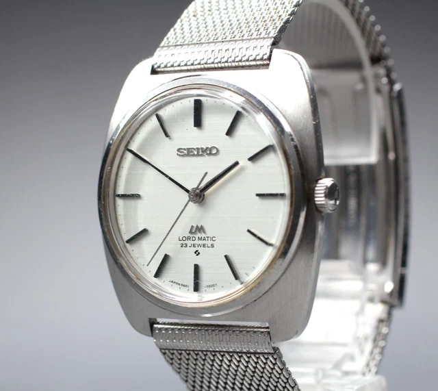 Montre Seiko Lordmatic Automatique Vintage - Cadran Bleu, 23 Rubis, étanche, Occasion