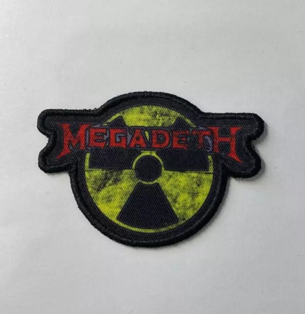 MEGADETH Printed SEW-ON Patch Hazard Radiation American Thrash Heavy Metal Badge