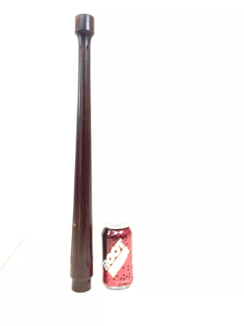 Vintage/Antique 21" Fluted Piano Column Birch/Maple w/Mahogany Stain leg post
