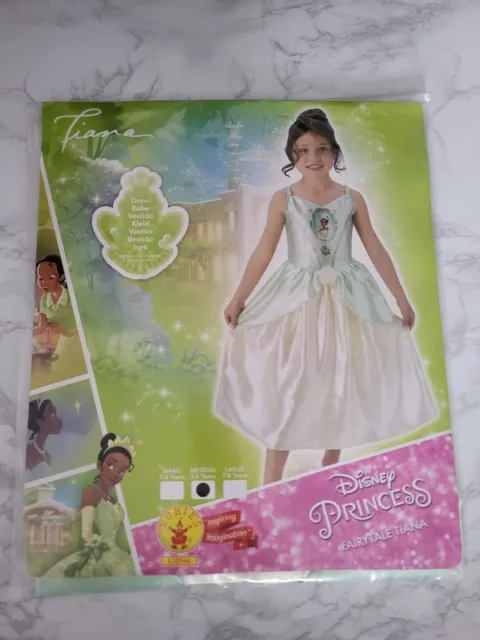 Disney Princess Fairy Tale Tiana Costume, FANCY DRESS COSTUME
