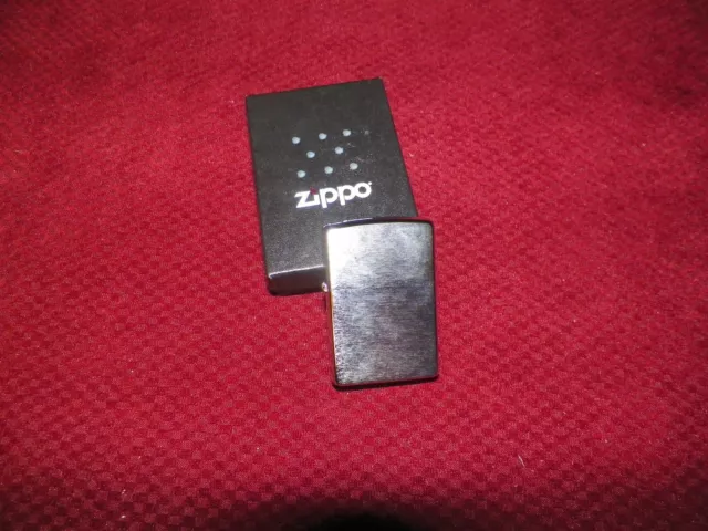 Zippo Genuine 200 Regular Brushed Chrome Lighter  New