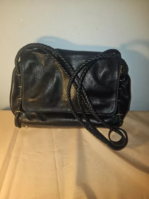 New 90’s Viva of California white grey leather snakeskin Crossbody bag 9x12  H1