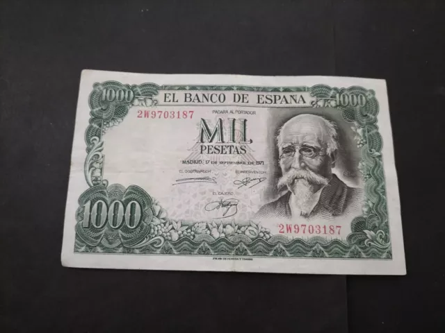 Spain 1000 Pesetas 1971