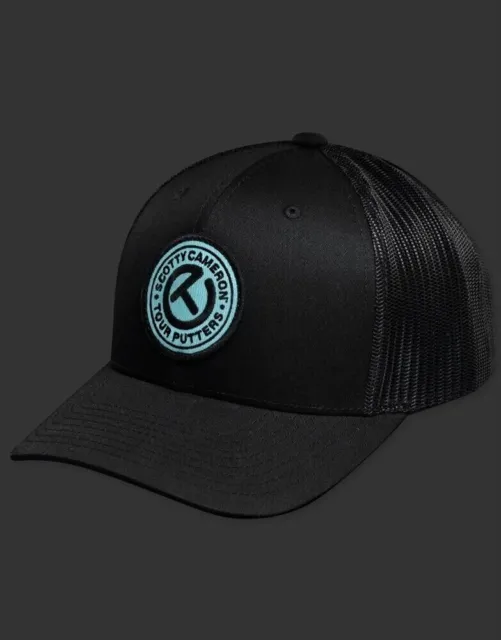 Brand New Scotty Cameron 2023 Circle T Black / Sc Blue  Mesh Snapback Hat