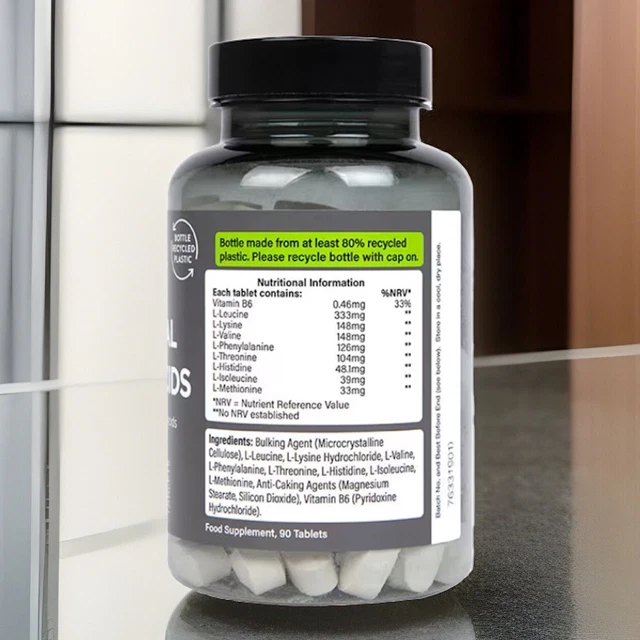 PE NUTRITION 8 Essential Amino Acids 90 Tabs Growth Training Gym