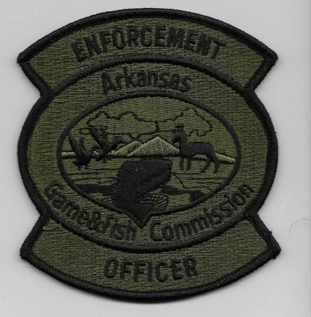 ARKANSAS GAME AND FISH PATCH COMMISSION SUBDUED GAME WARDEN Wildlife OFFICER OLD