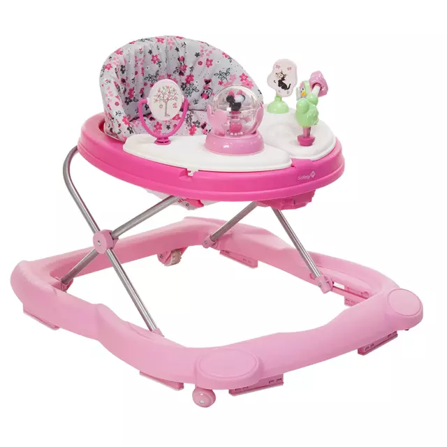 Disney Baby Minnie Mouse Music and Lights Baby Walker with Activity Tray New Toy