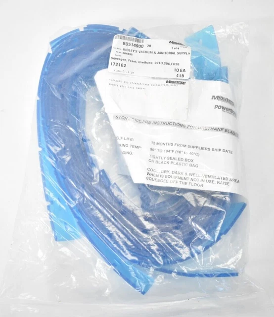 Minuteman PowerBoss Front Urethane Squeegee Blades 10 Pack 20TD 20C ER26