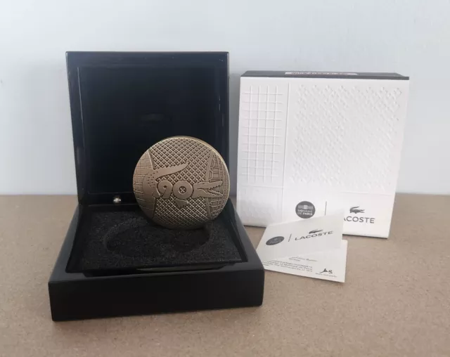 Coffret Médaille Bronze - Exellence Monnaie de Paris Lacoste 2023