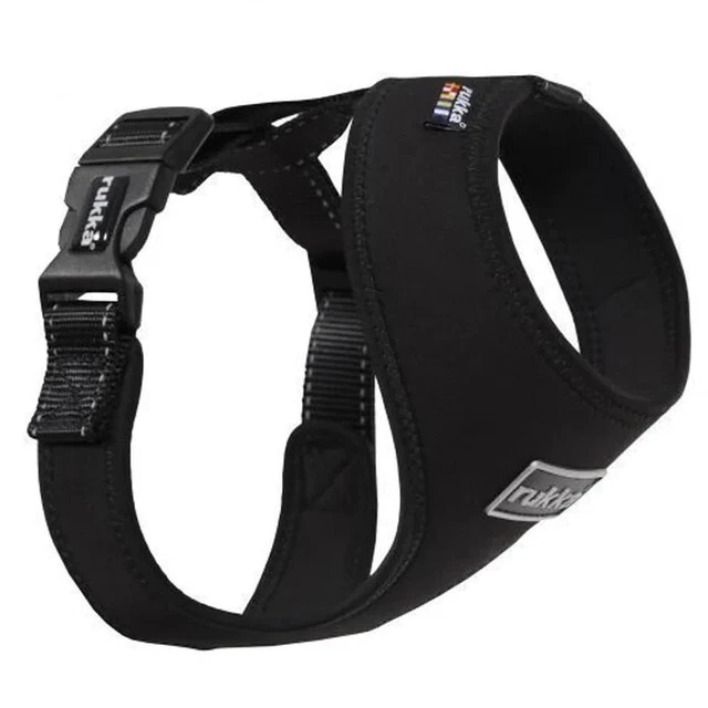 Rukka Pets Mini Comfort Adjustable Adventure Dog Harness Black XSMALL