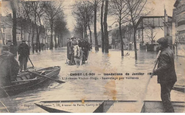 94 - CHOISY LE ROI - SAN64302 - Inondations de Janvier 1910 - Avenue Victor Hug