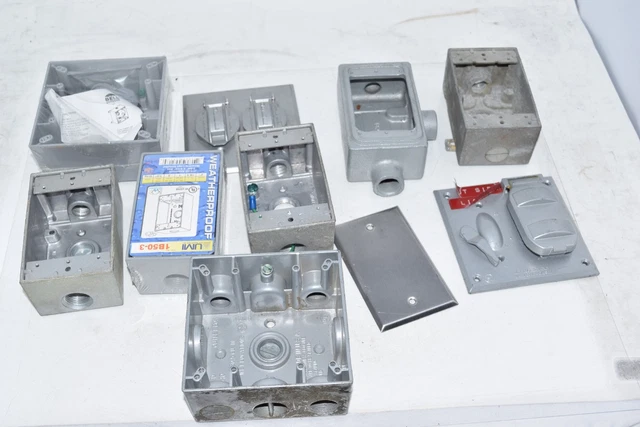 Lot Electrical Boxes (Sold As Is)
