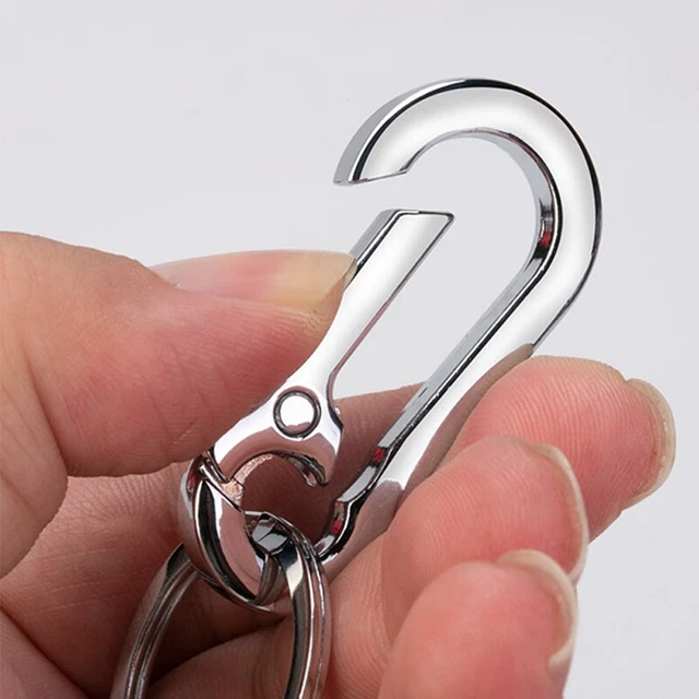 Metal Keychain Carabiner Clip Keyring Key Ring Chain Clips Hook Holder A12UK