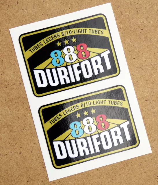 Durifort '888' Rohr Legers Fahrrad Rahmen Aufkleber Sticker Metallic Tinte