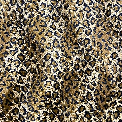 Velboa S-Wave Animal Print Fabric - Short Pile Faux Animal Fur Fabric - 60"