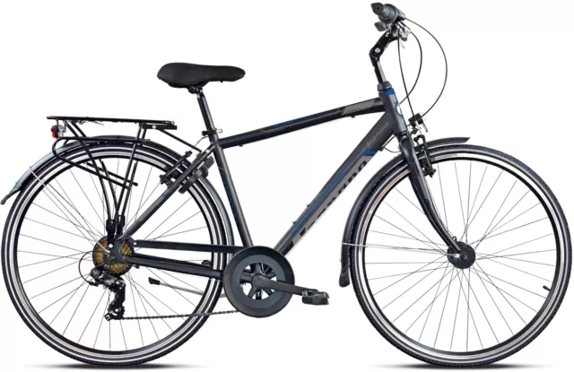 Legnano Cityräder Herren Cambridge 28 Zoll 58 cm Herren 7G Felgenbremse Mattgrau