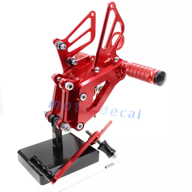 CNC Rearset Footrest For 2015-2020 S1000RR Foot Pegs Pedals Shifter Shift Gear