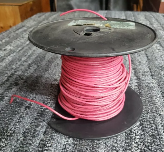 Approximately 250' Of 106100703440 Encore Wire 14 AWG Red Machine Tool Wire NEW
