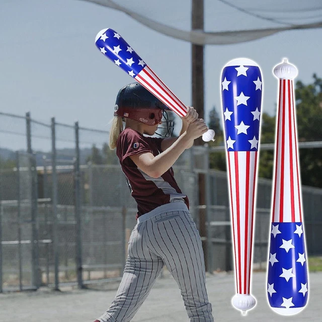 Impresión de la bandera americana béisbol chläger globo inflable stock