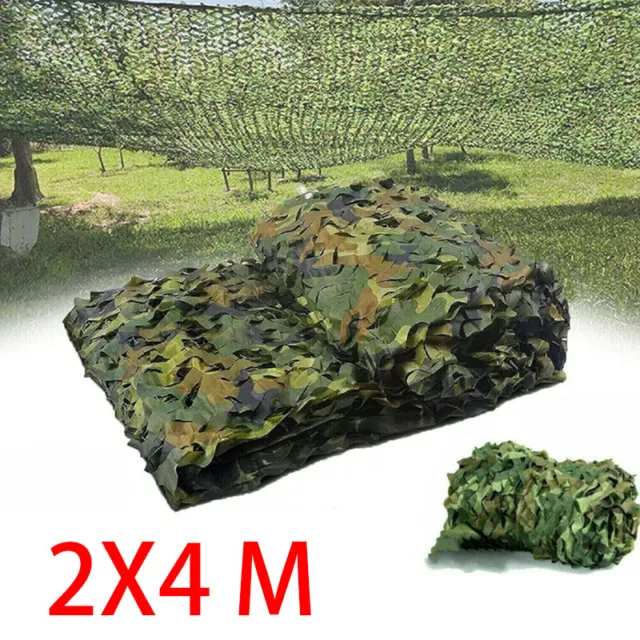 Tarnnetz flecktarn Bundeswehr Armee Netz Tarnung Dekonetz Größewahl Outdoor 2*4M