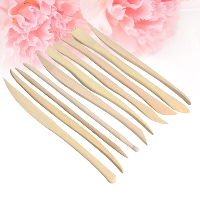 10 pz strumenti per modellare argilla legno strumenti in ceramica modellazione