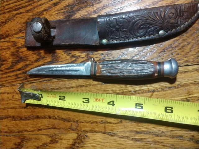 Vintage MONARCH 2101 Japan 3 1/4"Fixed Blade Knife Model 2101